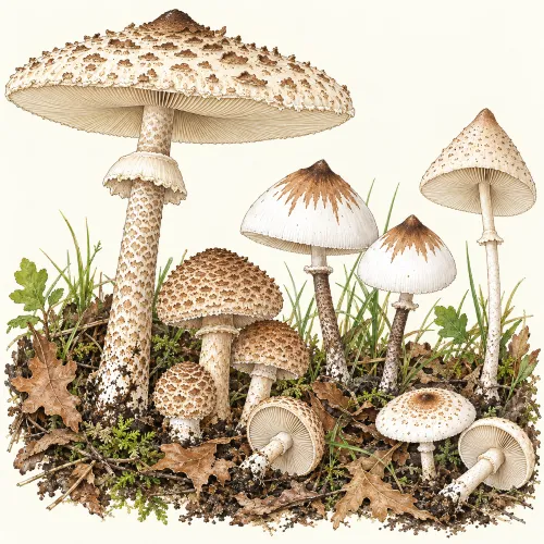Parasol mushrooms – Macrolepiota